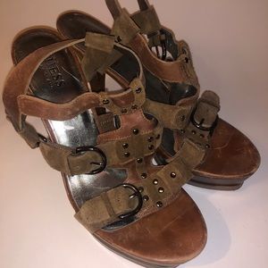Guess buckle heels